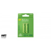 باتری قلم شارژی جی پی مدل ReCyko 1300mAh بسته 2 عددی