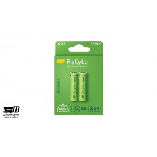 باتری قلم شارژی جی پی مدل ReCyko 1300mAh بسته 2 عددی