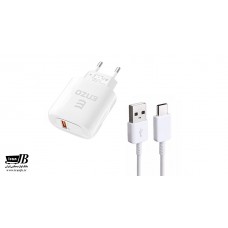 شارژر  انزو مدل C-350 با کابل تایپ سی