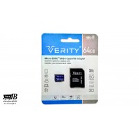 کارت حافظه وریتی مدل U3 ظرفیت 64 گیگ سرعت 80MBps با آداپتور