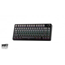 کیبورد مکانیکال بیسیم آئولا مدل F75 MAX گرادیانت خاکستری سوییچ س