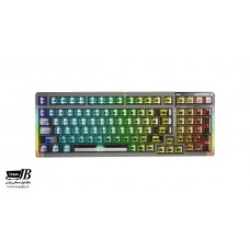 کیبورد مکانیکال گیمینگ آئولا مدل F98 PRO مشکی سوییچ کریستال