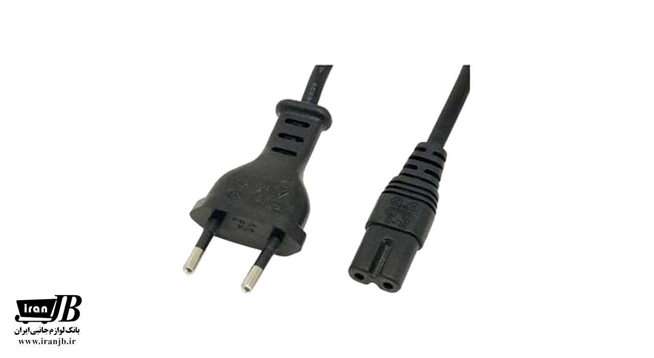 کابل برق دو پین رادیویی 1.5 متری